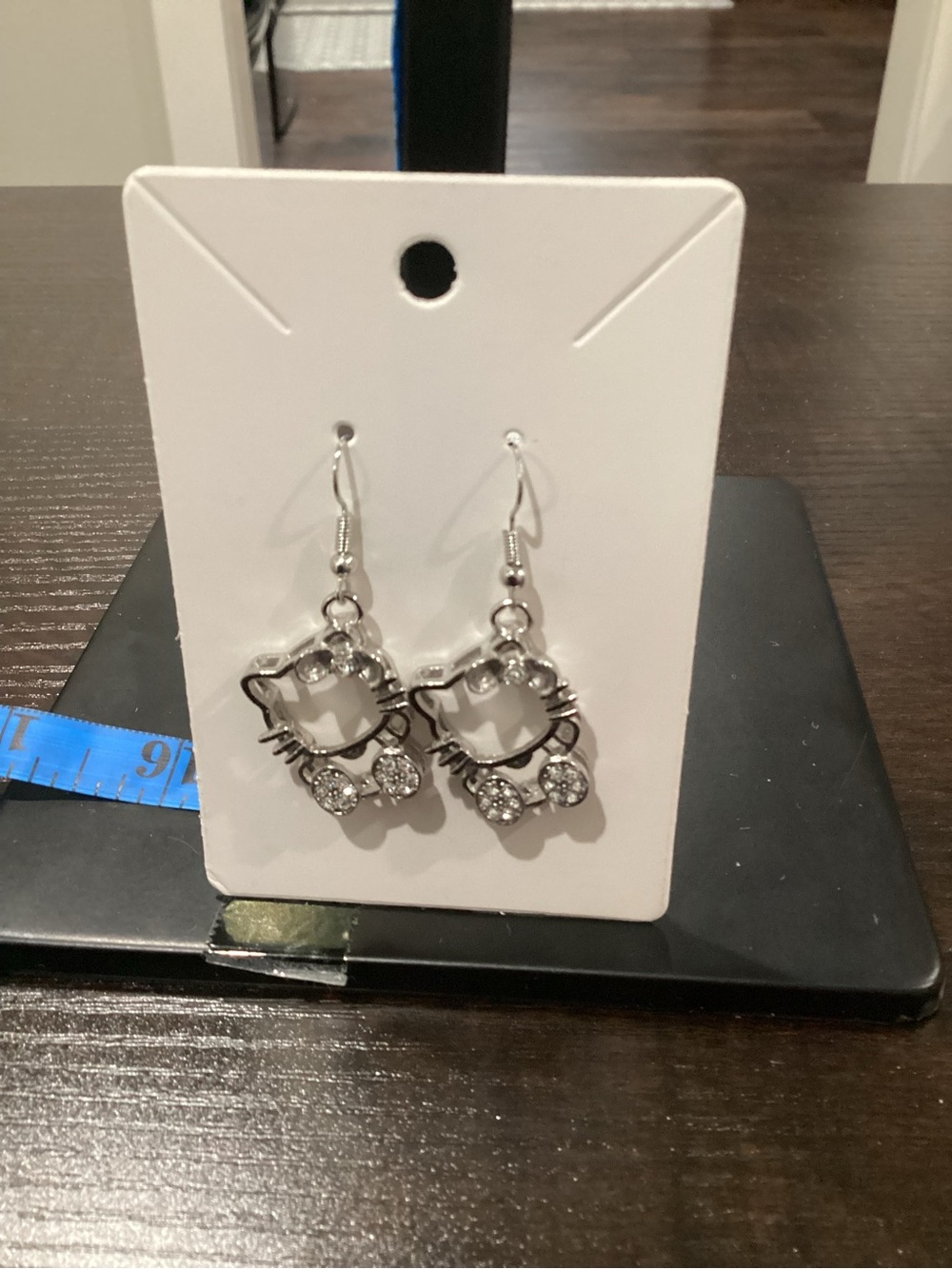 NWOT - Hello Kitty - Silver Earrings - Brand New !!!  FREE GIFT!!!